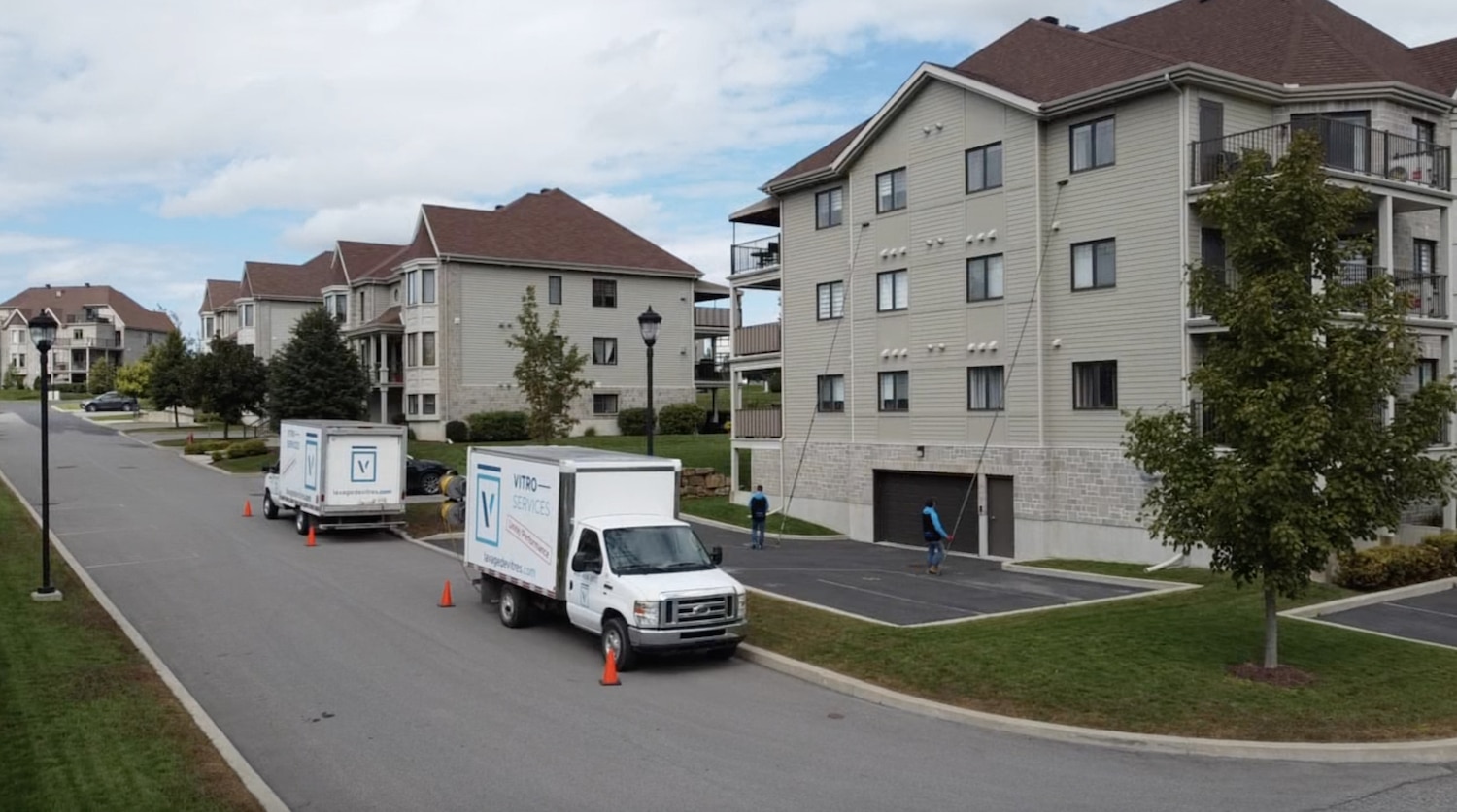 lavage de vitres à Brossard